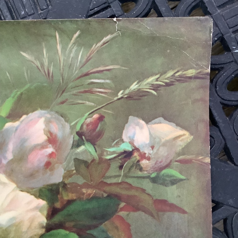 1930’s Fragrance In Bloom Jean Baptist Robie French Still Life Litho Print - Picture 9 of 12